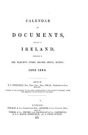 Calendar of documents relating to Ireland