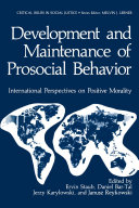 Development and Maintenance of Prosocial Behavior