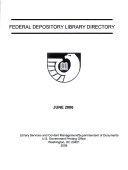 Federal Depository Library Directory