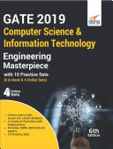 GATE 2019 Computer Science & Information Technology Masterpiece with 10 Practice Sets (6 in Book + 4 Online) 6th edition