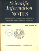 Scientific Information Notes