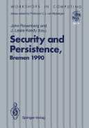 Security and Persistence