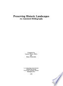 Preserving Historic Landscapes Book PDF