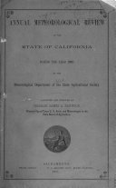 Annual Meteorological Review of the State of California