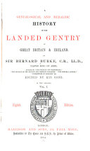 A Genealogical and Heraldic History of the Landed Gentry of Great Britain & Ireland