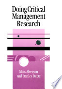 Doing Critical Management Research Book