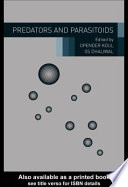 Predators and Parasitoids Book