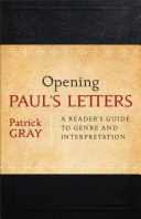 Opening Paul s Letters