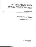 International Index to Film Periodicals Book