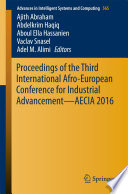 Proceedings of the Third International Afro-European Conference for Industrial Advancement — AECIA 2016