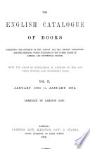 The English Catalogue Of Books