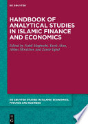 Handbook of Analytical Studies in Islamic Finance and Economics Book