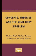 Concepts  Theories  and the Mind Body Problem