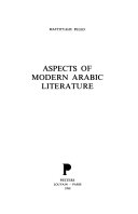 Aspects of Modern Arabic Literature