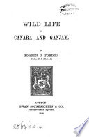 Wild life in Canara and Ganjam