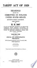 Tariff Act of 1929