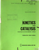 Kinetics and Catalysis