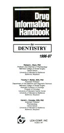 Drug Information Handbook for Dentistry  1996 97