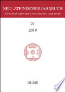 Neulateinisches Jahrbuch Band  21   2019 Book