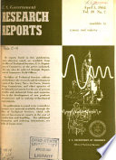 U S  Government Research Reports Book