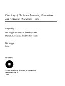 Directory of Electronic Journals, Newsletters, and Academic Discussion Lists