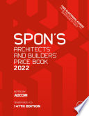 Spon s Architects  and Builders  Price Book 2022