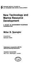 New Technology and Marine Resource Development