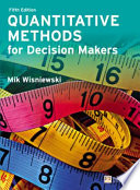 Quantitative Methods For Decision Makers