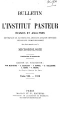 Bulletin de l Institut Pasteur Pdf/ePub eBook