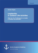 Leadership in Outdoor Life Activities