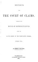 Reports from the Court of Claims