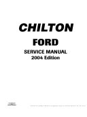Chilton Ford Service Manual