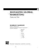 Managing Global Marketing Book