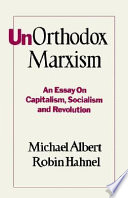 Book Unorthodox Marxism Cover
