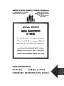 Census of Population: 1950: Special reports