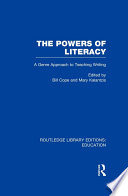 The Powers of Literacy  RLE Edu I 