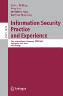 Information Security Practice and Experience [Pdf/ePub] eBook