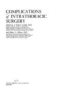 Complications of Intrathoracic Surgery Book