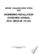 Defense Communications System  DCS  Engineering installation Standards Manual