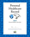 Personal Healthcare Record Adult Book