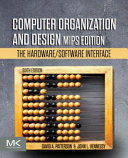 Cover of Computer Organization and Design MIPS Edition