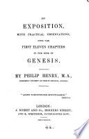 An exposition ... upon the first eleven chapters of ... Genesis [ed. by J. Lee].
