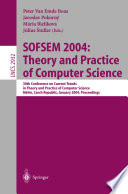 SOFSEM 2004: Theory and Practice of Computer Science
