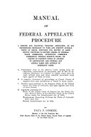 Manual of Federal Appellate Procedure
