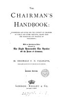 The chairman's handbook