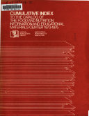 Cumulative Index to the Catalog of the Food and Nutrition Information and Education Material Center 1973-1975