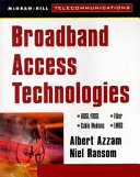 Broadband Access Technologies Book