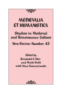 Medievalia et Humanistica, No. 43 Pdf/ePub eBook