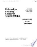 University-industry Research Relationships