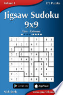 Jigsaw Sudoku 9x9   Easy to Extreme   Volume 1   276 Puzzles